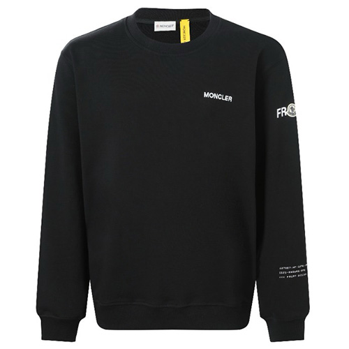 [홍콩명품.MONCLER] 몽클레어 25SS 로고 자수 맨투맨 티셔츠 (2컬러), BM22599, JL, 레플리카의류,미러급사이트