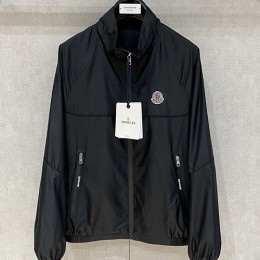 [홍콩명품.MONCLER] 몽클레어 25SS 로고 바람막이 자켓 (블랙), BM22638, KSM, 레플리카의류,미러급사이트