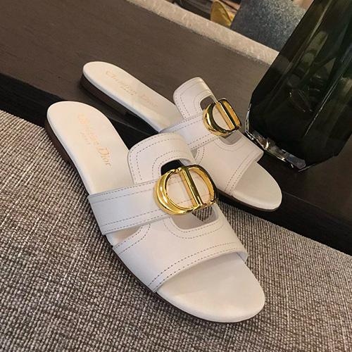 [홍콩명품,Christian Dior] 디올 25SS 로고 여성 Montaigne 레더 가죽 샌들 슬리퍼 (3컬러), SE5585, GHS, 명품스니커즈,운동화,구두,로퍼,하이탑,신발