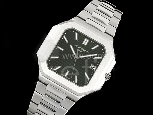 [홍콩명품시계.PATEK PHILIPPE] 파텍필립 큐비튜스 5821 그린다이얼 스테인레스 스틸 스트랩