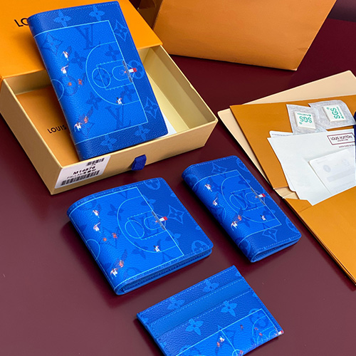 [홍콩명품.LOUIS VUITTON] 루이비통 25SS 로고 모노그램 장지갑 반지갑 여권지갑 카드지갑 모음 (블루), BGM5269, BDA, 명품지갑,홍콩명품,사이트,명품쇼핑몰
