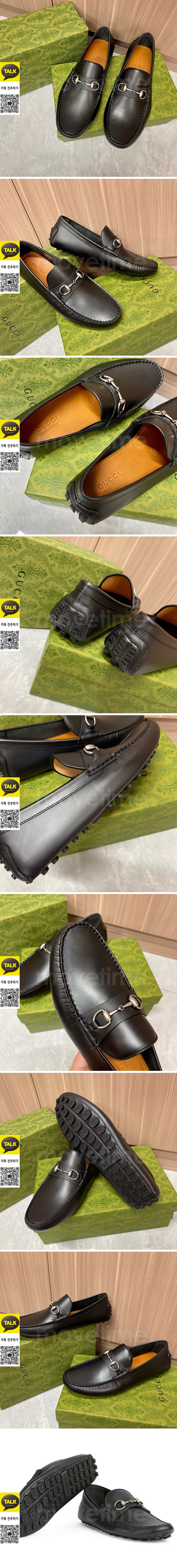 [홍콩명품.Gucci] 구찌 25SS 로고 레더 가죽 구두 로퍼 (블랙), SE5789, S2, 명품스니커즈,운동화,구두,로퍼,하이탑,신발