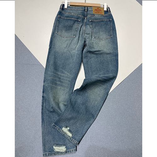 [홍콩명품,PRADA] 프라다 25SS 로고 여성용 데님 팬츠 진 청바지, BM23149, JL, 레플리카의류,미러급사이트