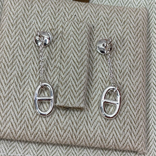 [홍콩명품.Hermes] 에르메스 25SS 로고 FARANDOLE MM 이어링 귀걸이, ET3166, 홍콩명품의류,구매대행,온라인명품