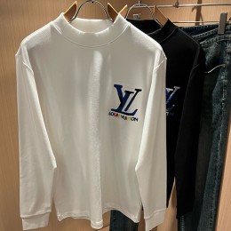 [홍콩명품.LOUIS VUITTON] 루이비통 25SS 로고 프린트 긴팔 티셔츠 (2컬러), BM23179, KSM, 레플리카의류,미러급사이트