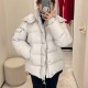 [홍콩명품.MONCLER] 몽클레어 25SS 로고 여성 구스다운 후드 패딩 자켓 (2컬러), BM23216, KSM, 레플리카의류,미러급사이트