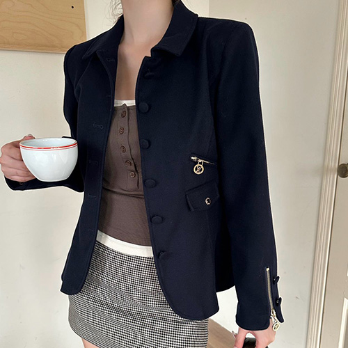 [홍콩명품.LOUIS VUITTON] 루이비통 25SS 로고 여성 울 카라 자켓 (2컬러), BM23255, TBG, 레플리카의류,미러급사이트