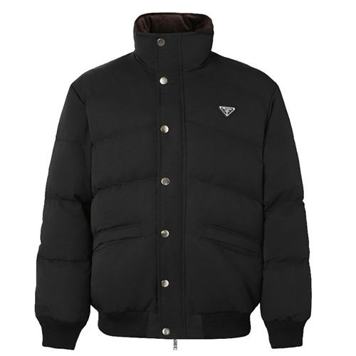 [홍콩명품,PRADA] 프라다 25SS 삼각로고 다운 패딩 자켓 (블랙), BM23364, JL, 레플리카의류,미러급사이트