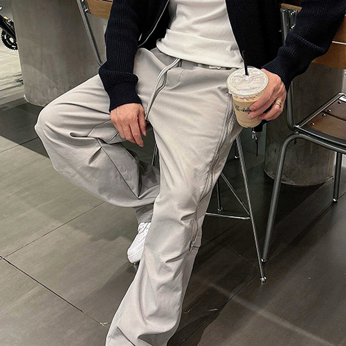 [홍콩명품.LOUIS VUITTON] 루이비통 25SS 로고 사이드 집업 팬츠 바지 (2컬러), BM23409, KK, 레플리카의류,미러급사이트