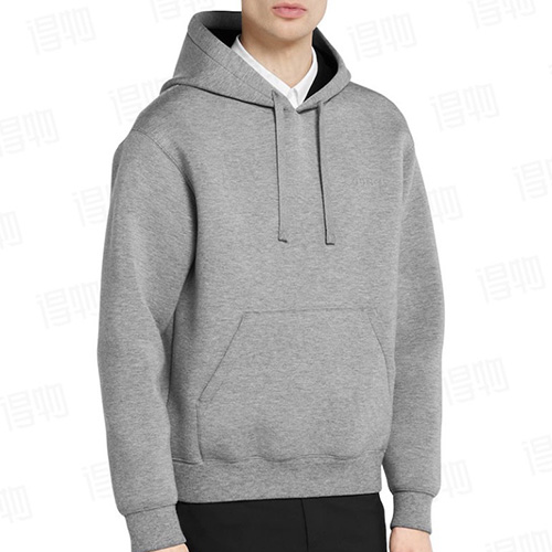 [홍콩명품.Gucci] 구찌 25SS 로고 자수 후드 티셔츠 (그레이), BM23563, KB, 레플리카의류,미러급사이트