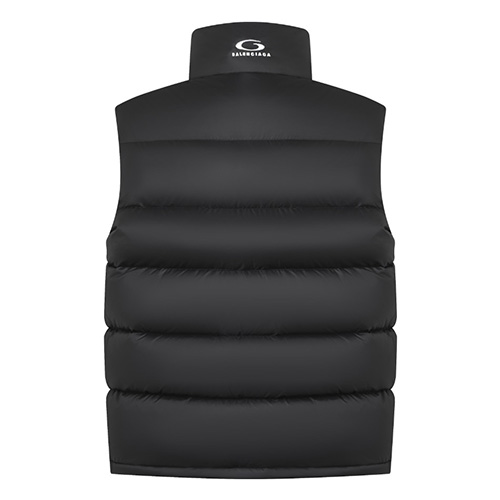 [홍콩명품.BALENCIAGA] 발렌시아가 25SS 로고 다운 패딩 조끼 베스트 (블랙), BM23613, JL, 레플리카의류,미러급사이트