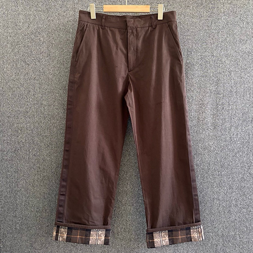 [홍콩명품.LOUIS VUITTON] 루이비통 25SS 로고 오버핏 팬츠 바지 (브라운), BM23668, JU, 레플리카의류,미러급사이트