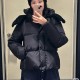 [홍콩명품.MONCLER] 몽클레어 25SS 로고 여성 후드 다운 패딩 자켓 (블랙), BM23839, PG, 레플리카의류,미러급사이트