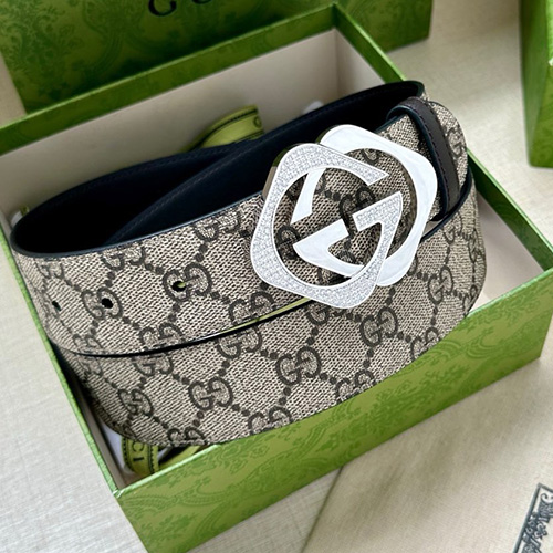 [홍콩명품.Gucci] 구찌 25SS 로고 GG Supreme 레더 가죽 벨트 (2컬러), 3.8cm, BT1477, 명품레플리카,인터넷쇼핑몰,남자명품,해외직구