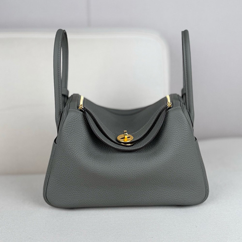 [홍콩명품.Hermes] 에르메스 25SS 로고 Lindy26 토트백 핸드백 (그레이-금장), BGM5379, BDA, 홍콩명품가방,명품쇼핑몰,크로스백,핸드백,구매대행