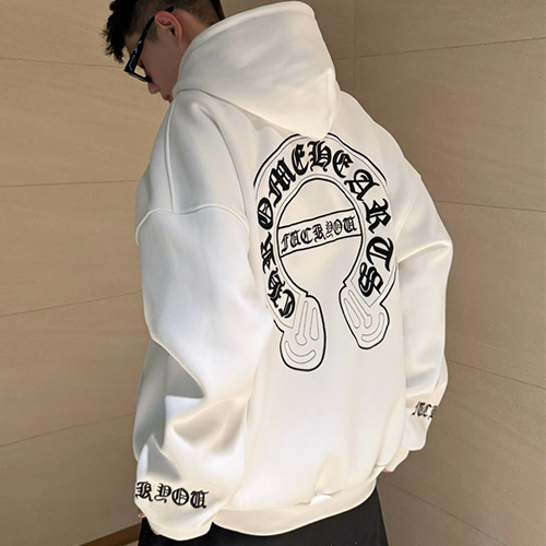 [홍콩명품.Chrome Hearts] 크롬하츠 25SS 로고 자수 후드 집업 자켓 (3컬러), BM24043, KK, 레플리카의류,미러급사이트