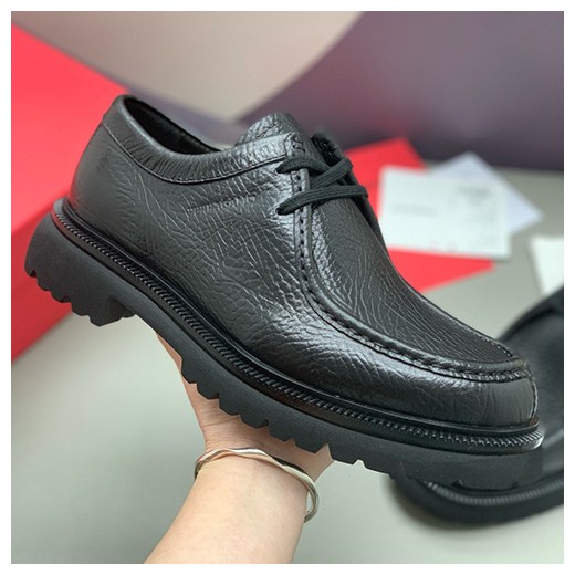 [홍콩명품.FERRAGAMO] 페레가모 25SS 로고 레더 가죽 워커 구두 (블랙), SE5919, PMD, 명품스니커즈,운동화,구두,로퍼,하이탑,신발