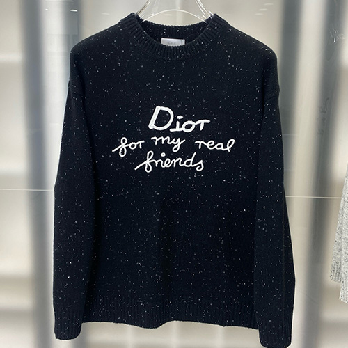 [홍콩명품,Christian Dior] 디올 25SS 로고 자수 니트 스웨터 (2컬러), BM24174, HH, 레플리카의류,미러급사이트