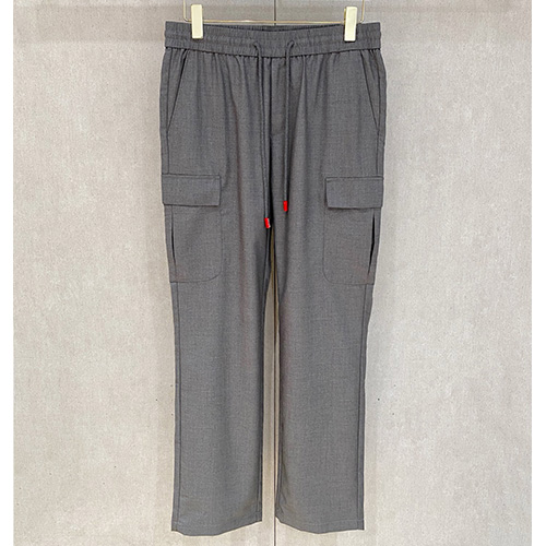 [홍콩명품, KITON] 키톤 26SS 로고 카고 팬츠 바지 (그레이), BM24380, 레플리카의류,미러급사이트