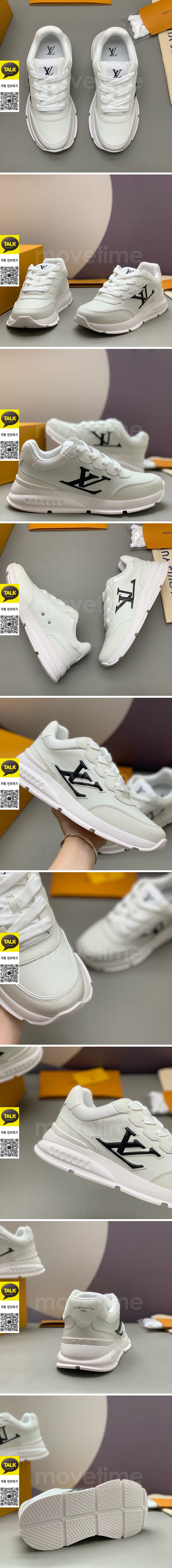 [홍콩명품.LOUIS VUITTON] 루이비통 26SS 로고 LV CLASSIC 스니커즈 운동화 (화이트), SE6038, PMD, 명품스니커즈,운동화,구두,로퍼,하이탑,신발