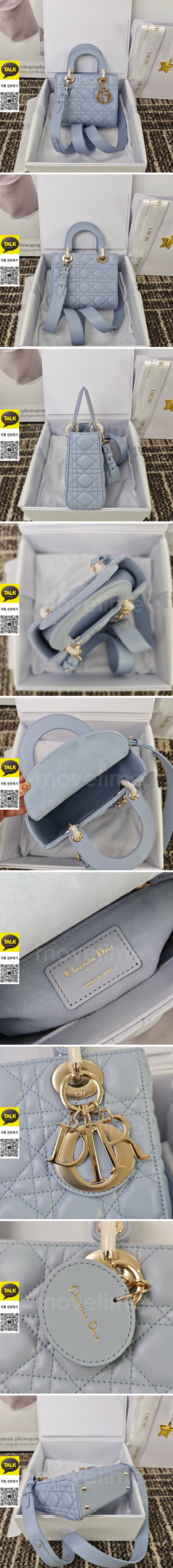 [홍콩명품,Christian Dior] 디올 26SS 로고 Lady Dior My ABC Dior 토트백 핸드백 (블루), BGM5556, BDA, 홍콩명품가방,명품쇼핑몰,크로스백,핸드백,구매대행