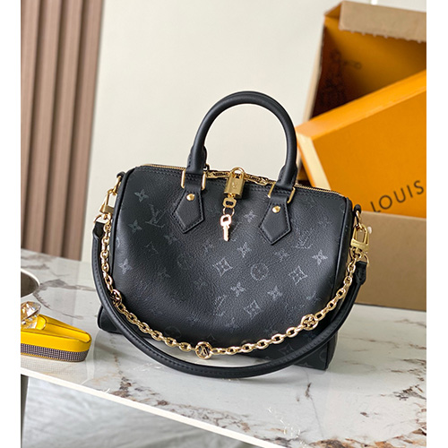[홍콩명품.LOUIS VUITTON] 루이비통 26SS 로고 모노그램 스피디 반들리에 25 M26690 (블랙), BGM5637, BDA, 홍콩명품가방,명품쇼핑몰,크로스백,핸드백,구매대행
