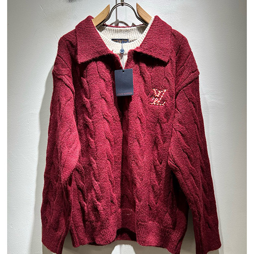 [홍콩명품.LOUIS VUITTON] 루이비통 26SS 로고 카라 니트 가디건 자켓 (2컬러), BM24593, 레플리카의류,미러급사이트