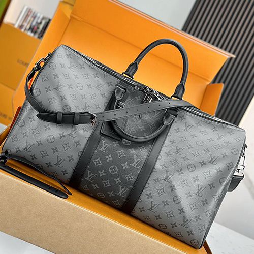 [홍콩명품.LOUIS VUITTON] 루이비통 26SS 로고 모노그램 이클립스 캔버스 50 반둘리에 크로스백 캐리어 여행가방 M45392 (그레이), BGM5675, BDA, 홍콩명품가방,명품쇼핑몰,크로스백,핸드백,구매대행