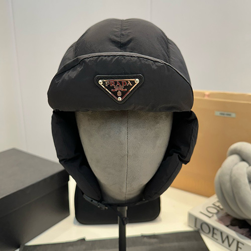 [홍콩명품,PRADA] 프라다 26SS 삼각로고 패딩 모자 55-58cm (3컬러), CA0421, NNT, 명품레플리카 모자 캡 남자여자