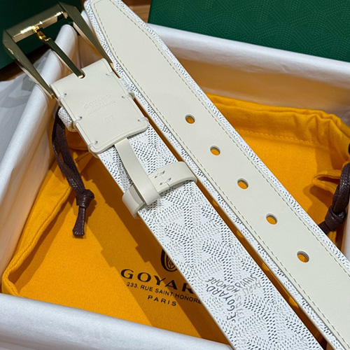 [홍콩명품,GOYARD] 고야드 26SS 로고 FLORIDA 화이트 레더 가죽 벨트 (4컬러), 4.0cm, BT1527, X1, 명품레플리카,인터넷쇼핑몰,남자명품,해외직구