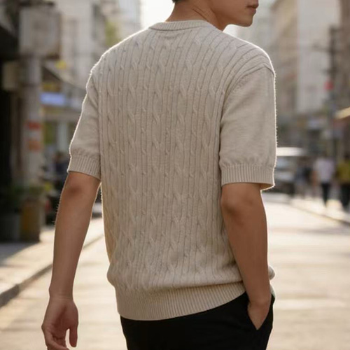 [홍콩명품.Loro Piana] 로로피아나 26SS 로고 니트 반팔 티셔츠 (2컬러), BM24722, KK, 레플리카의류,미러급사이트