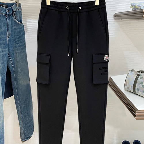 [홍콩명품.MONCLER] 몽클레어 26SS 로고 조거 팬츠 바지 (블랙), BM24750, 레플리카의류,미러급사이트