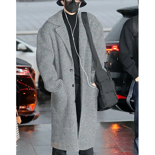 [가격문의][홍콩명품.BOTTEGA VENETA] 보테가베네타 26SS 로고 캐시미어 니트 코트 자켓 (그레이), BM24903, TOM, 레플리카의류,미러급사이트