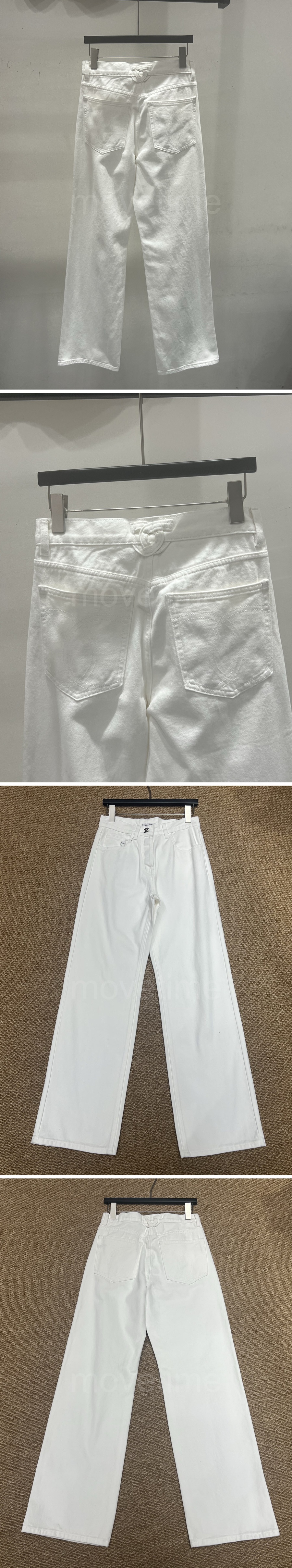 샤넬 로고 여성 오버핏 데님 팬츠 진 청바지 (2컬러) 26SS 상세이미지 4