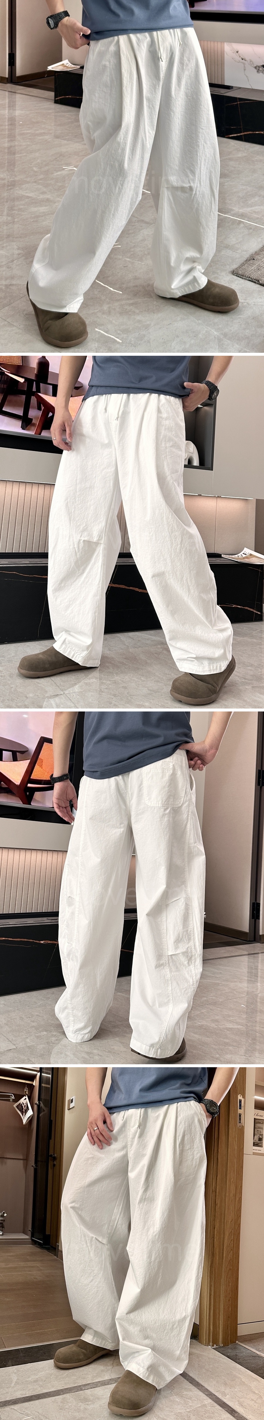발렌시아가 로고 오버핏 조거 팬츠 바지 (2컬러) 26SS 상세이미지 2