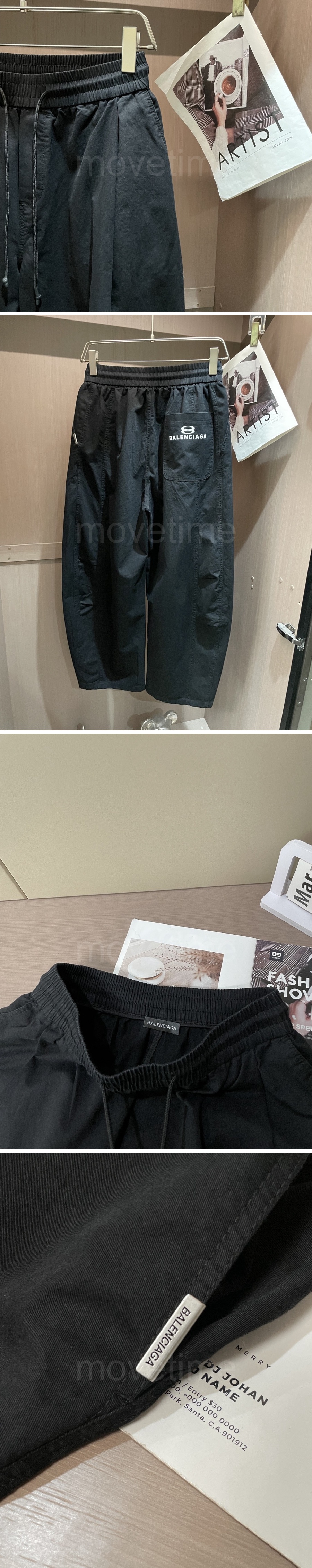 발렌시아가 로고 오버핏 조거 팬츠 바지 (2컬러) 26SS 상세이미지 6