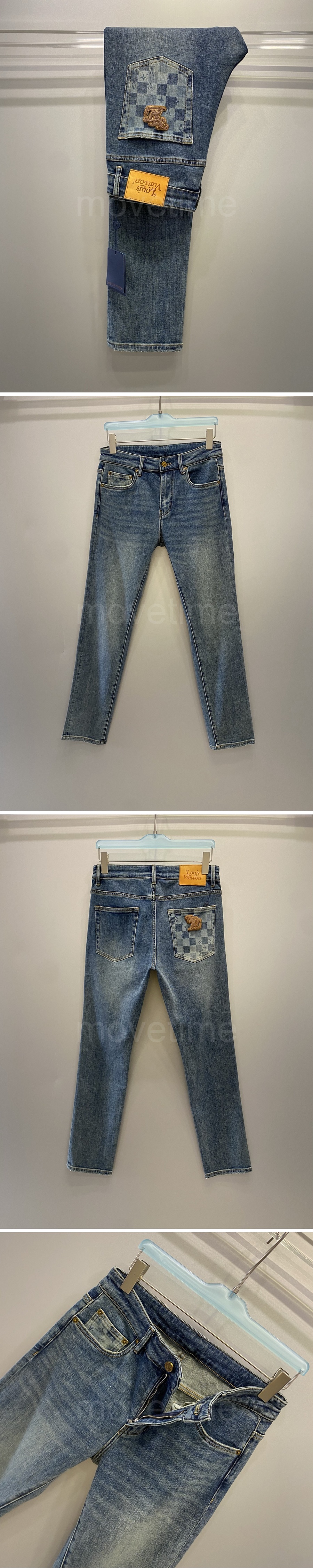 루이비통 로고 다미에 데님 팬츠 진 청바지 26SS 상세이미지 2