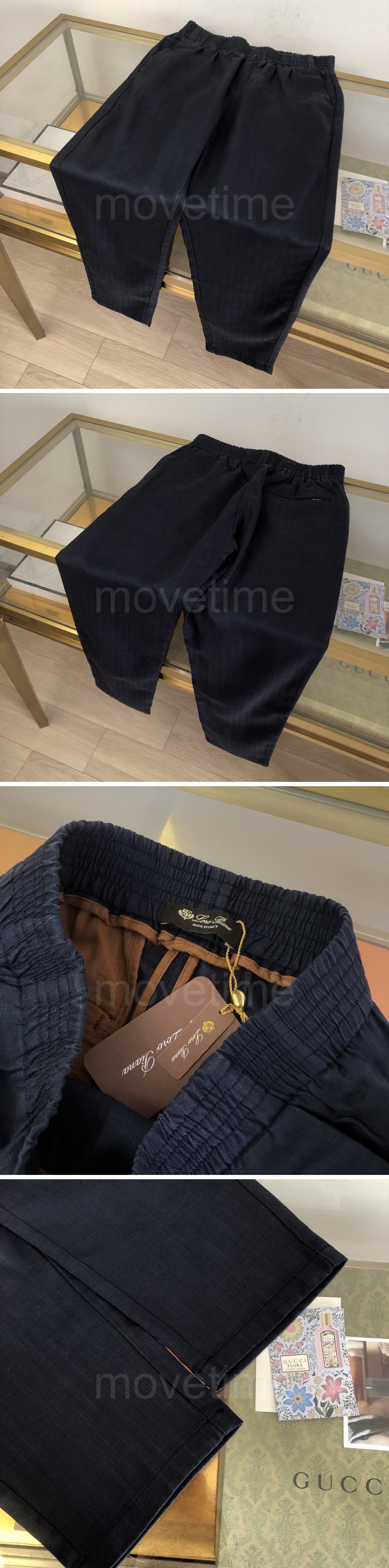 로로피아나 로고 린넨 조거 팬츠 바지 (2컬러) 26SS 상세이미지 2