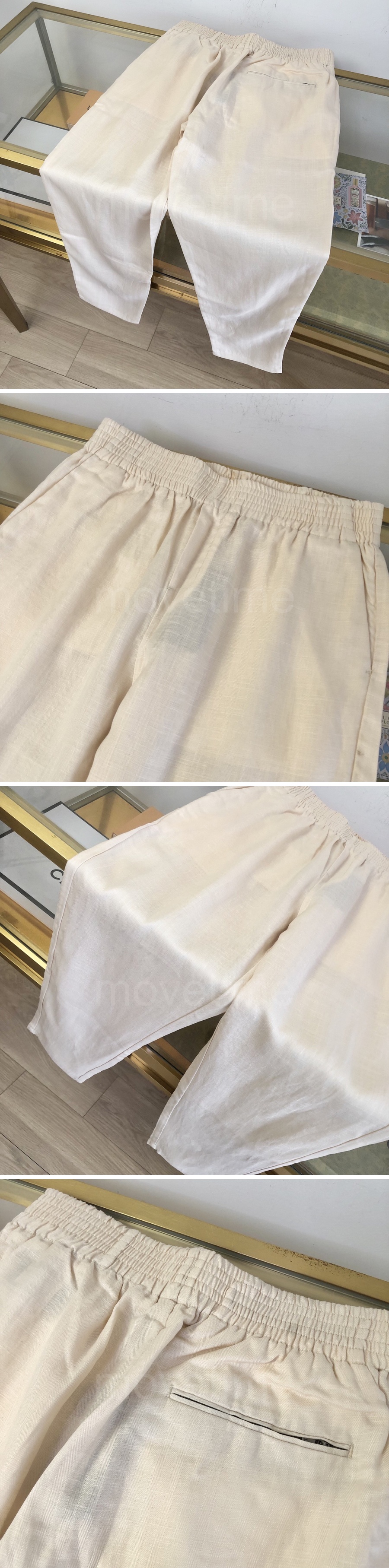 로로피아나 로고 린넨 조거 팬츠 바지 (2컬러) 26SS 상세이미지 5