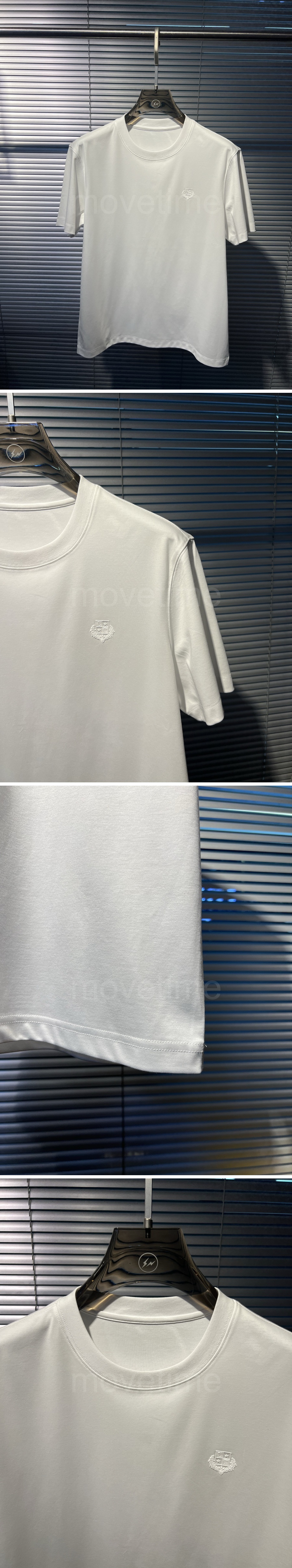 로로피아나 로고 자수 반팔 티셔츠 (2컬러) 26SS 상세이미지 2