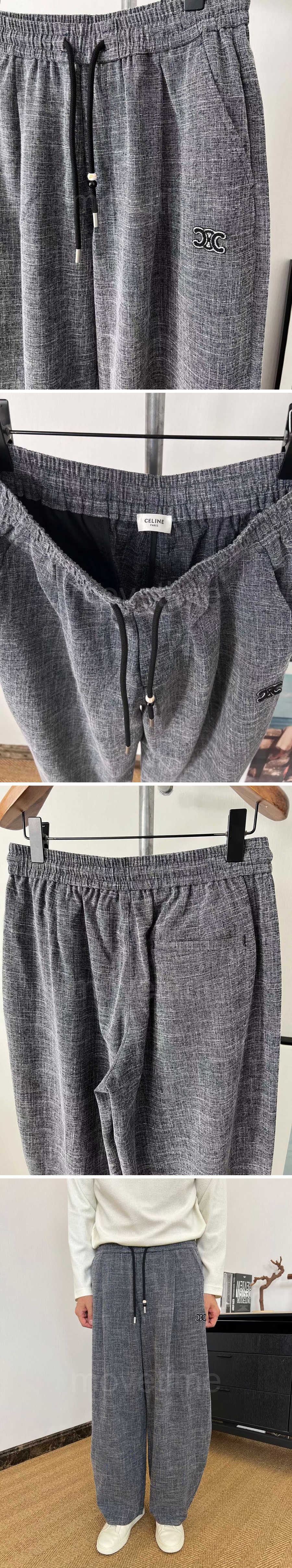 셀린느 로고 오버핏 조거 팬츠 바지 (2컬러) 26SS 상세이미지 5