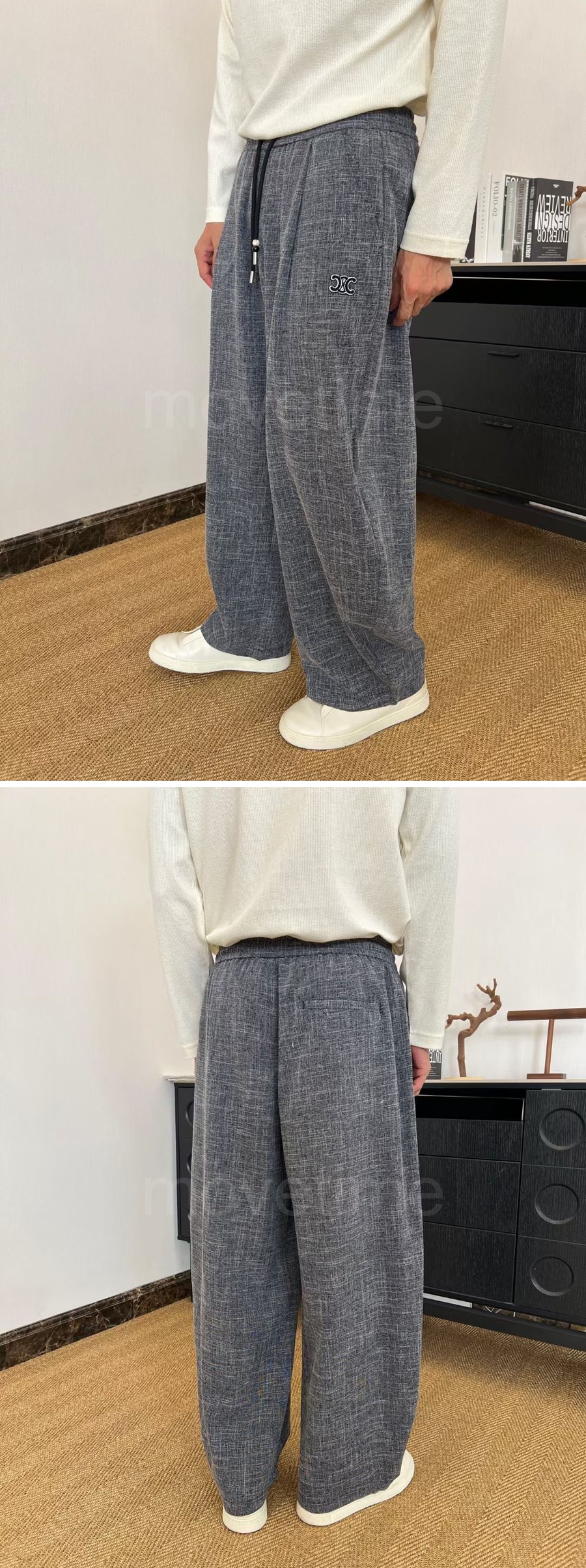 셀린느 로고 오버핏 조거 팬츠 바지 (2컬러) 26SS 상세이미지 6