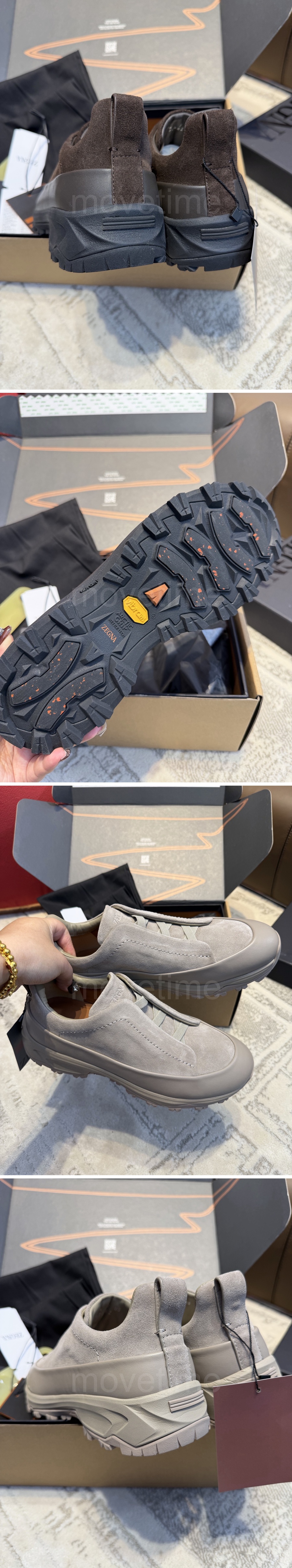 제냐 로고 SECONDSKIN Triple Stitch 스니커즈 운동화 (3컬러) 26SS 상세이미지 5