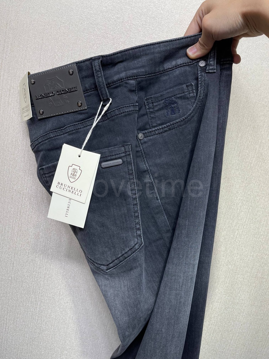 브루넬로 쿠치넬리 로고 SOLOMEI AD-MCCCXCI 데님 팬츠 진 청바지 26SS 상세이미지 4