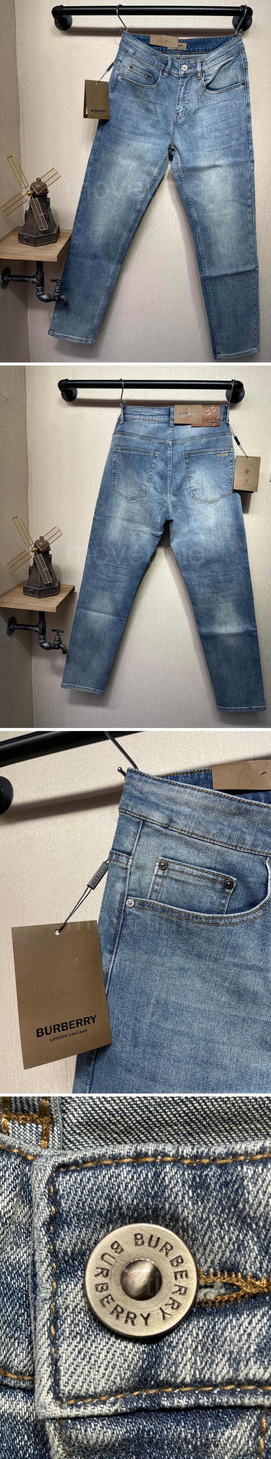 버버리 로고 데님 팬츠 진 청바지 26SS 상세이미지 3