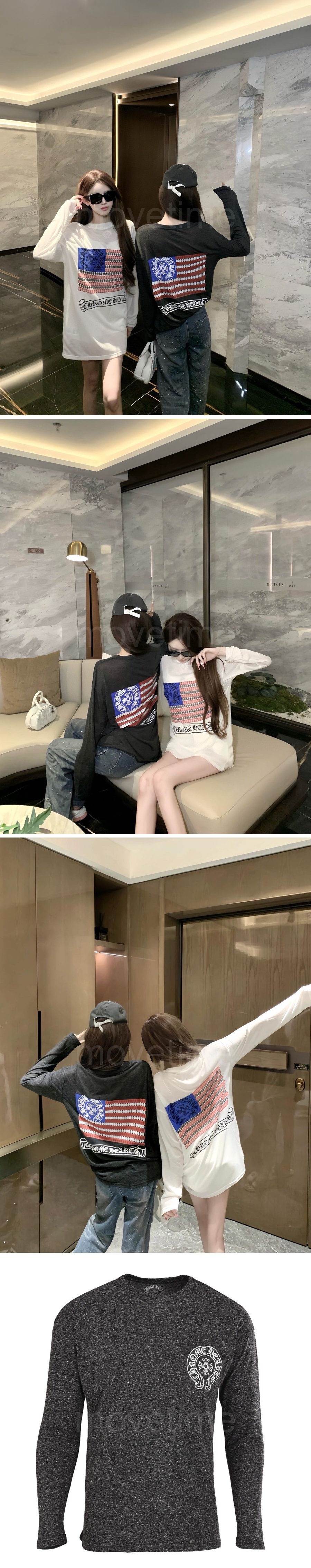 크롬하츠 로고 그래픽 프린트 긴팔 티셔츠 (2컬러) 26SS 상세이미지 2