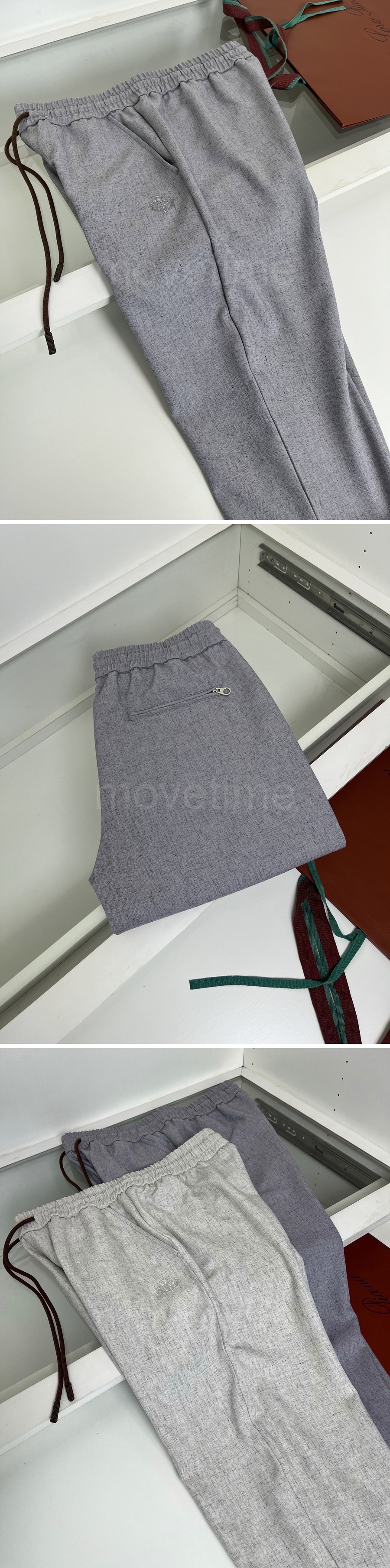 로로피아나 로고 린넨 조거 팬츠 바지 (2컬러) 26SS 상세이미지 6