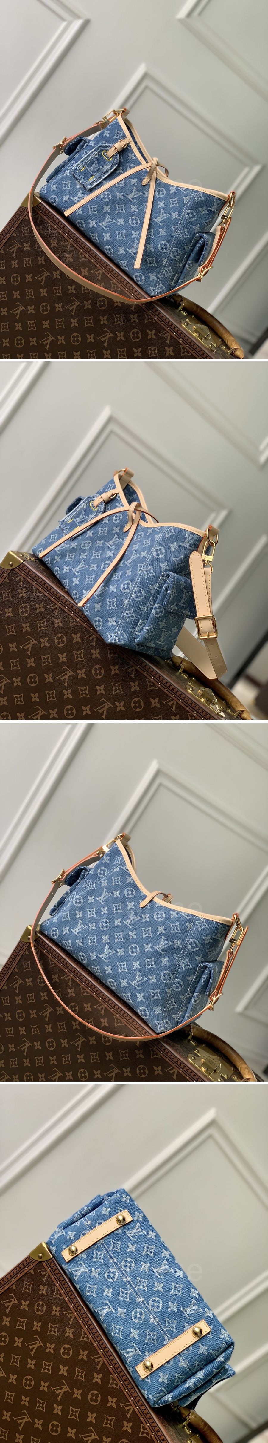 루이비통 로고 모노그램 Carryall Cargo 데님 크로스백 M28287 (블루) 26SS 상세이미지 2