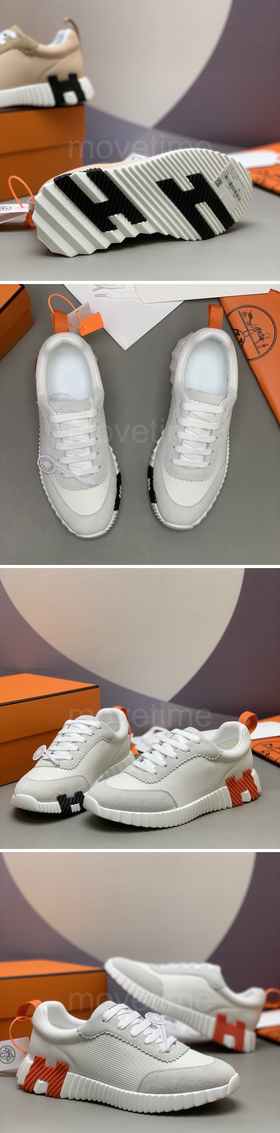 에르메스 로고 남여 바운싱 스니커즈 운동화 (2컬러) 26SS 상세이미지 4