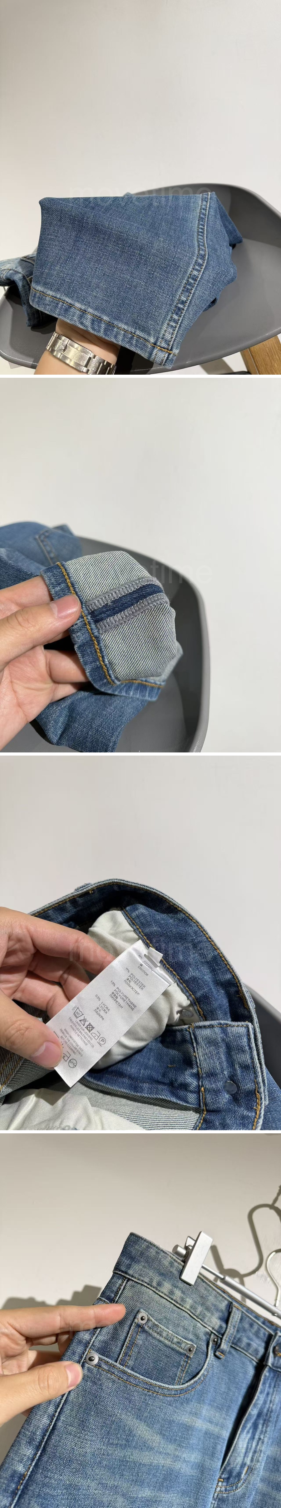 버버리 로고 자수 데님 팬츠 진 청바지 26SS 상세이미지 5